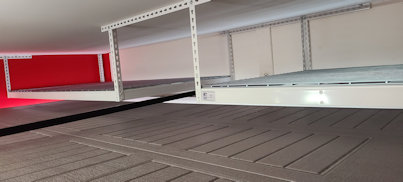 garage overhead storage racks, CDR Overhead Storage Racks - Sacramento CA Custom Overhead Storage Racks Sacramento CA - Garage Storage Racks Installation in Sacramento