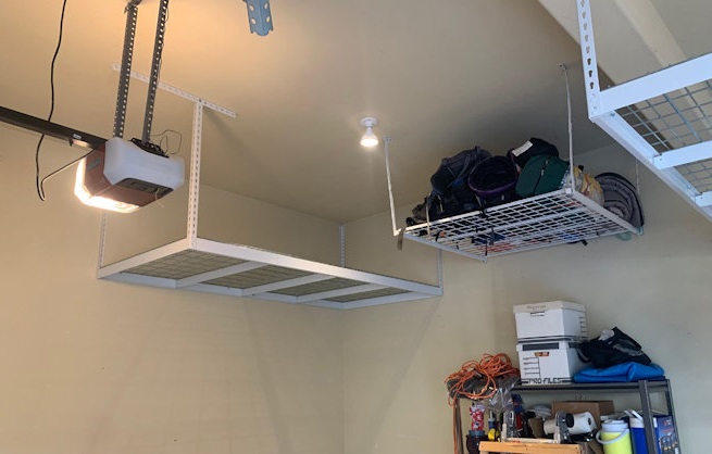 garage overhead storage racks, CDR Overhead Storage Racks - Sacramento CA Custom Overhead Storage Racks - Garage Storage Racks Installation in Sacramento - Garage Overhead Storage Racks