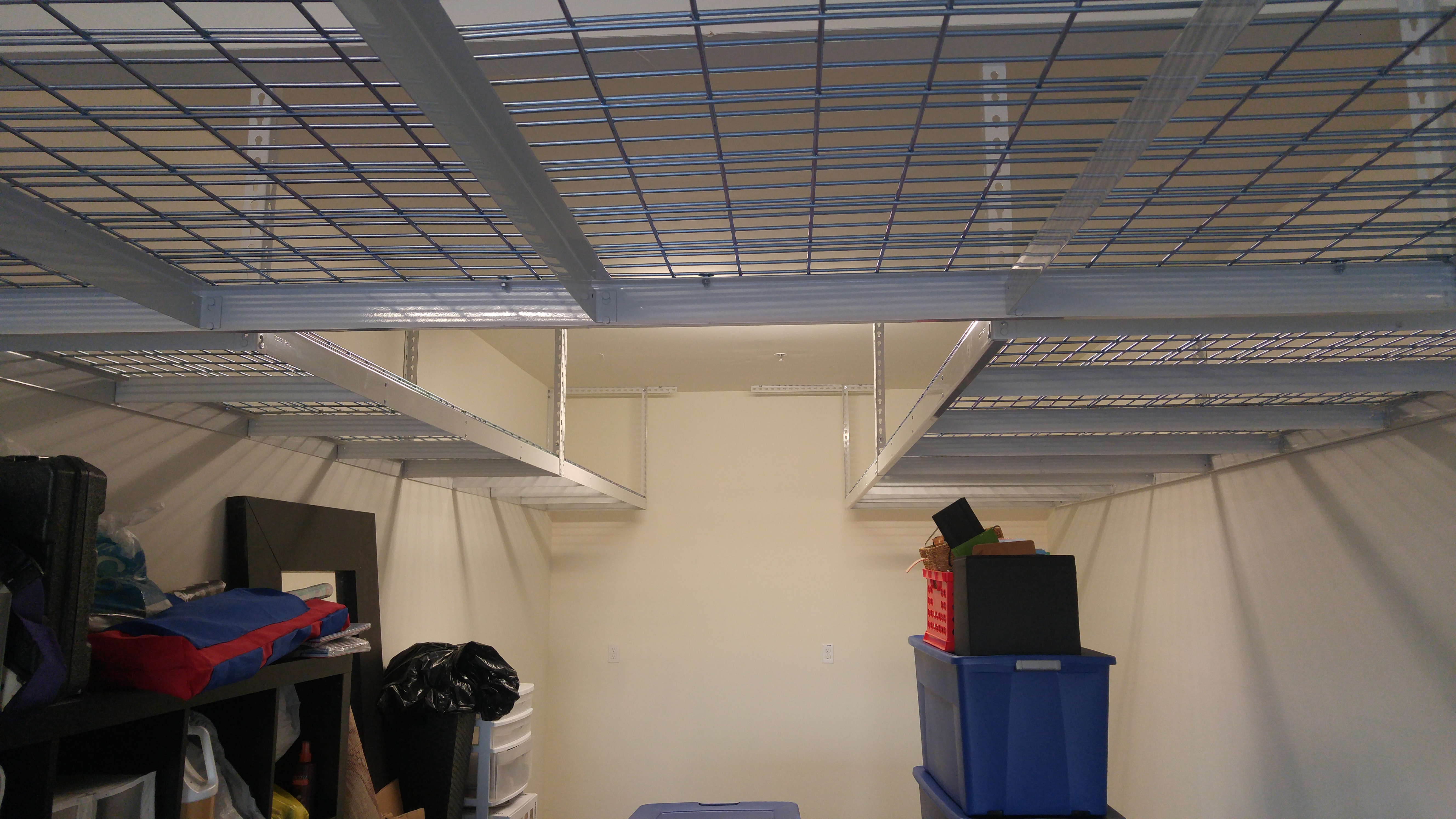 garage overhead storage racks, CDR Overhead Storage Racks - Sacramento CA Custom Overhead Storage Racks - Garage Storage Racks Installation in Sacramento - Garage Overhead Storage Racks