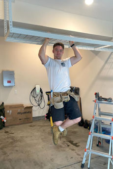 garage overhead storage racks, CDR Overhead Storage Racks - Sacramento CA SF Bay Area San Diego CA Southern CA Northern California Portland Oregon Reno Nevada Southern Washington State